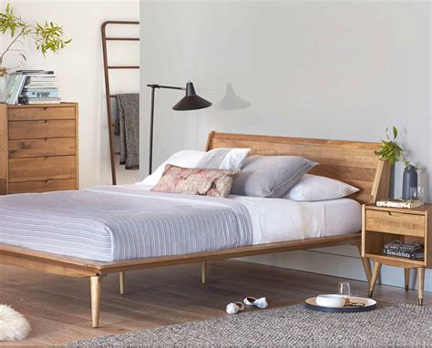 scandinavian platform bed